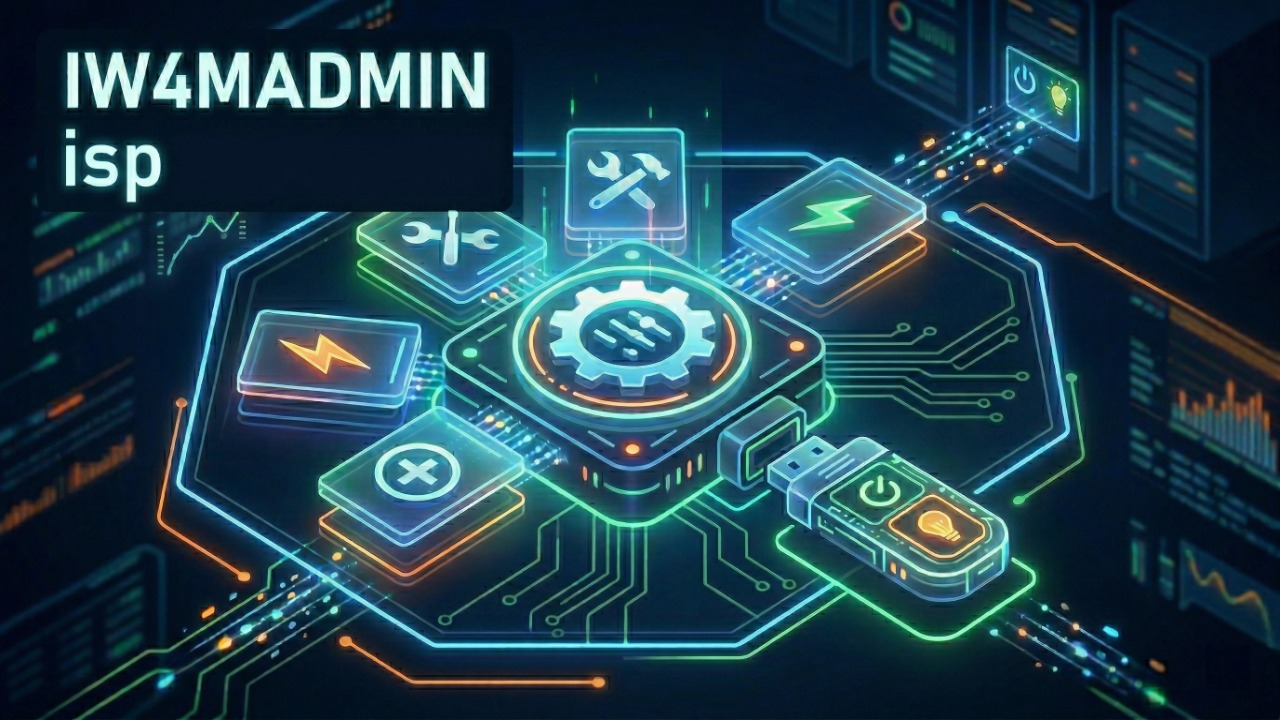 Server racks and network infrastructure for ISP plugin